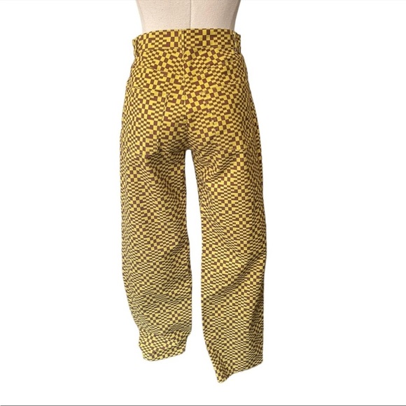 Miaou Fargo Pants in Yellow Checkered - Picture 6 of 8